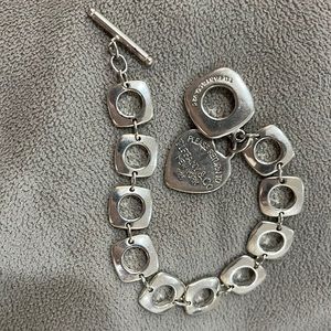 return to tiffany 925 toggle bracelet
